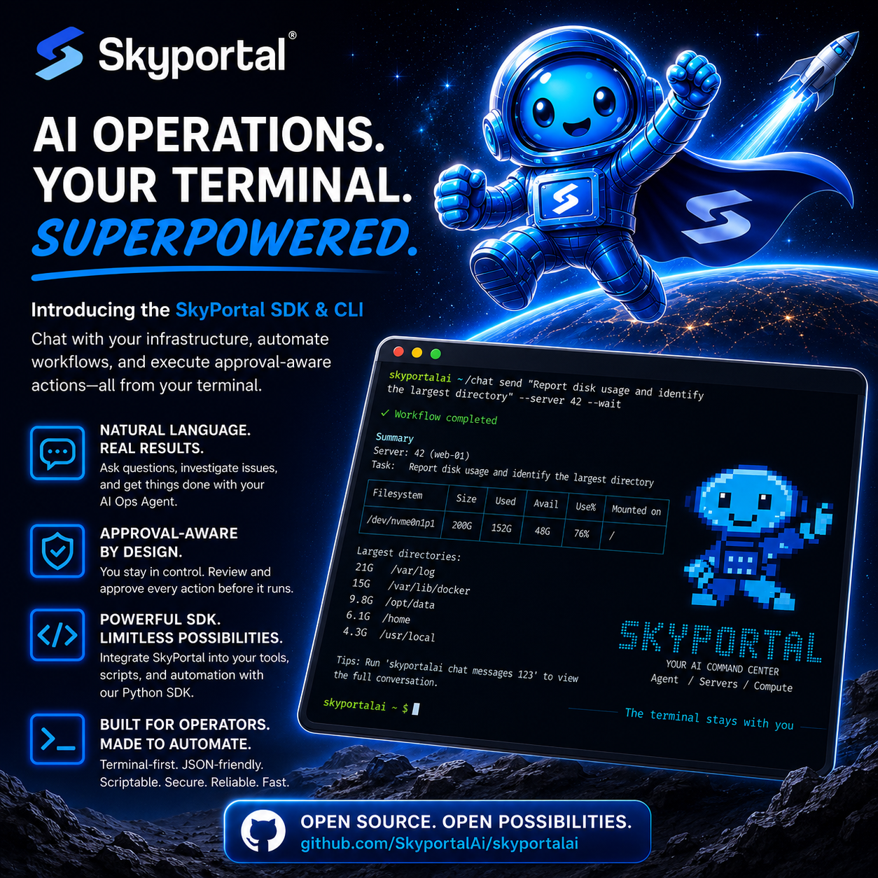 Introducing the SkyPortal SDK & CLI: AI Infrastructure Operations, Wherever You Work